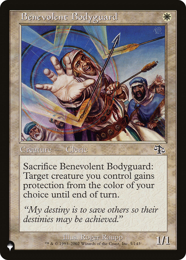 Benevolent Bodyguard (LIST-JUD-5)