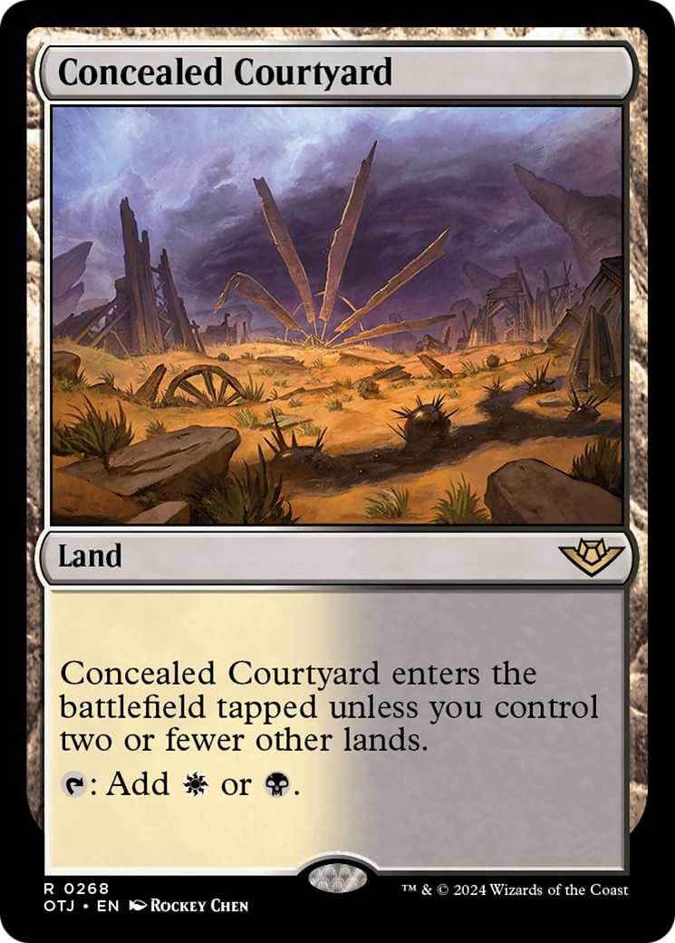 Concealed Courtyard (OTJ-268) (Foil)