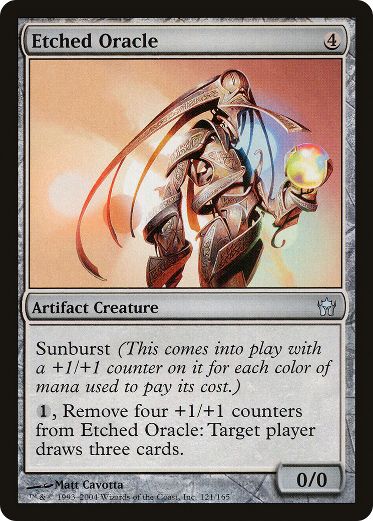Etched Oracle (5DN-121) (Foil)
