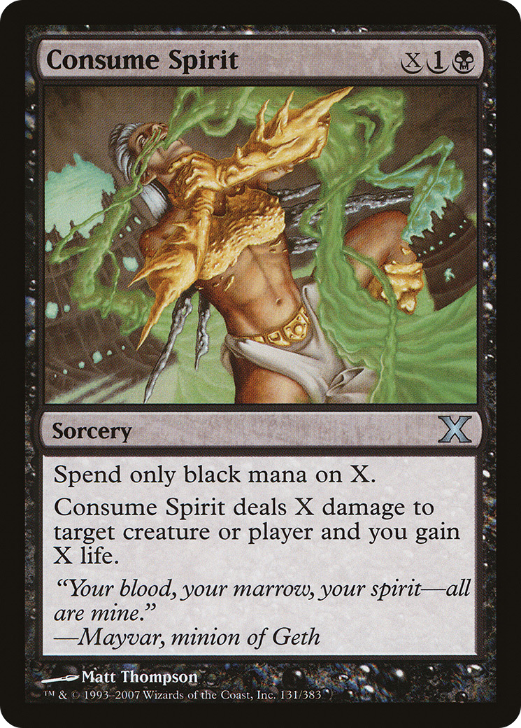Consume Spirit (10E-131) (Foil)