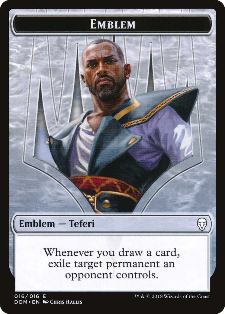 Teferi, Hero of Dominaria Emblem (DOM-016)