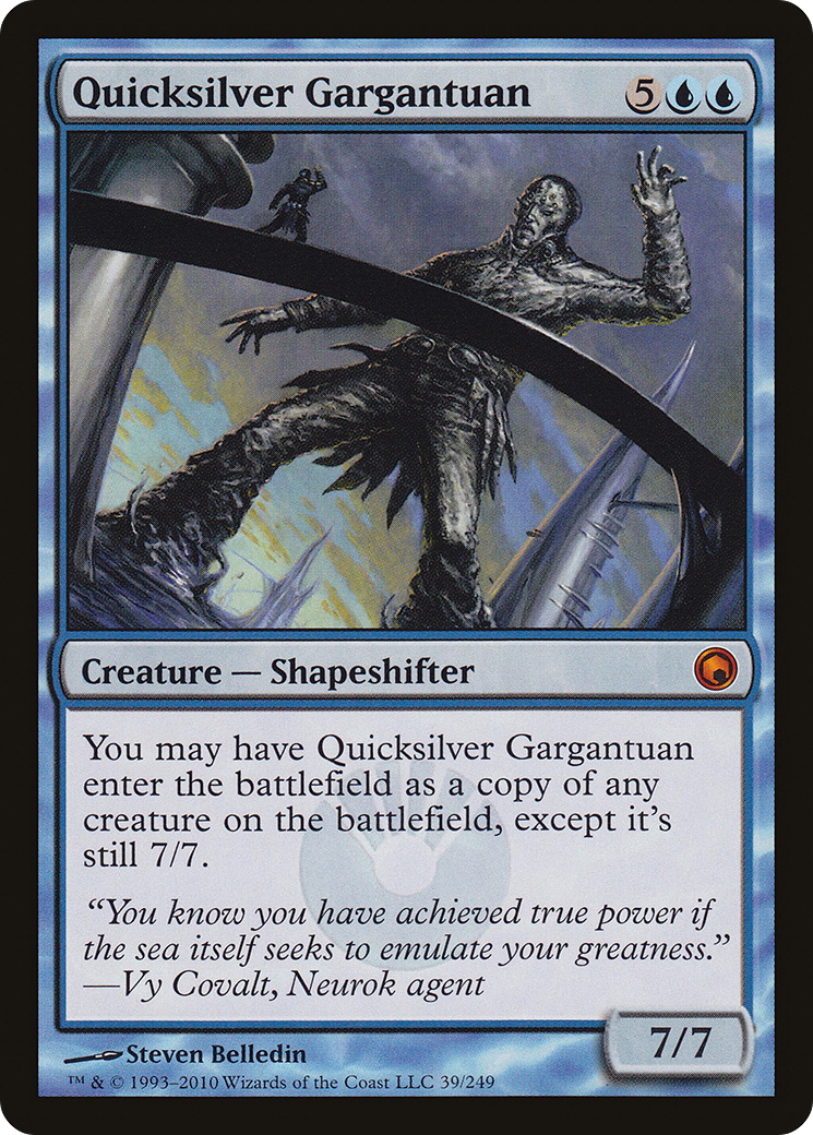 Quicksilver Gargantuan (SOM-039) (Foil)