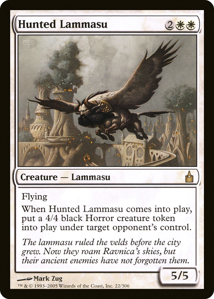 Hunted Lammasu (RAV-022) (Foil)