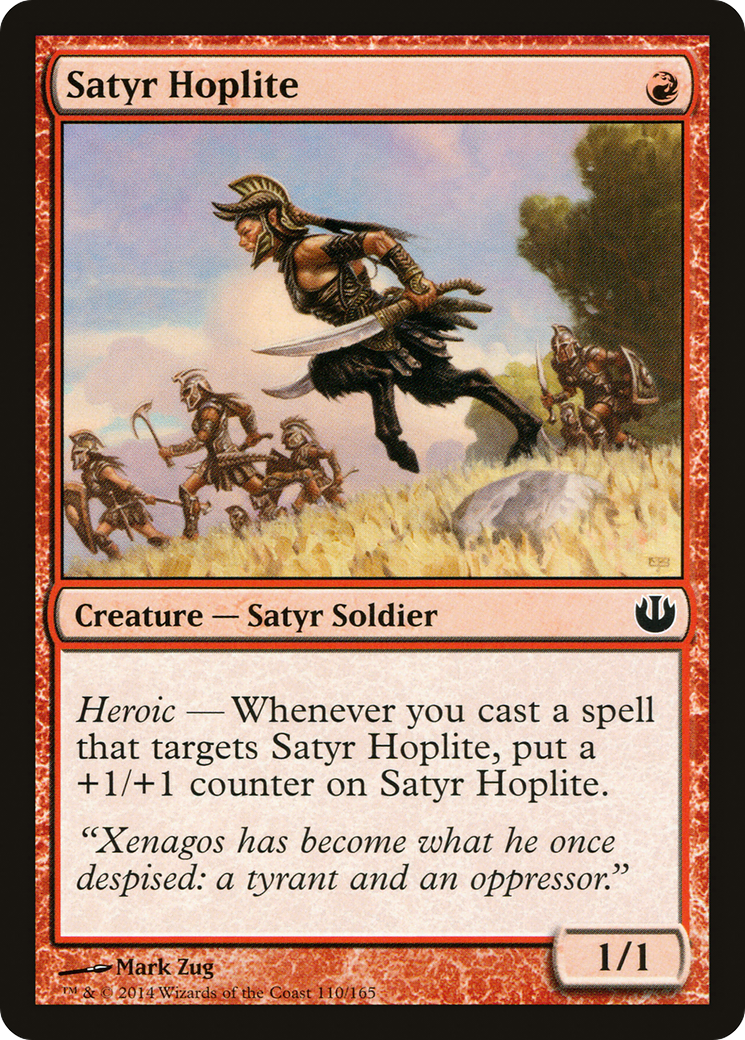Satyr Hoplite (JOU-110) (Foil)