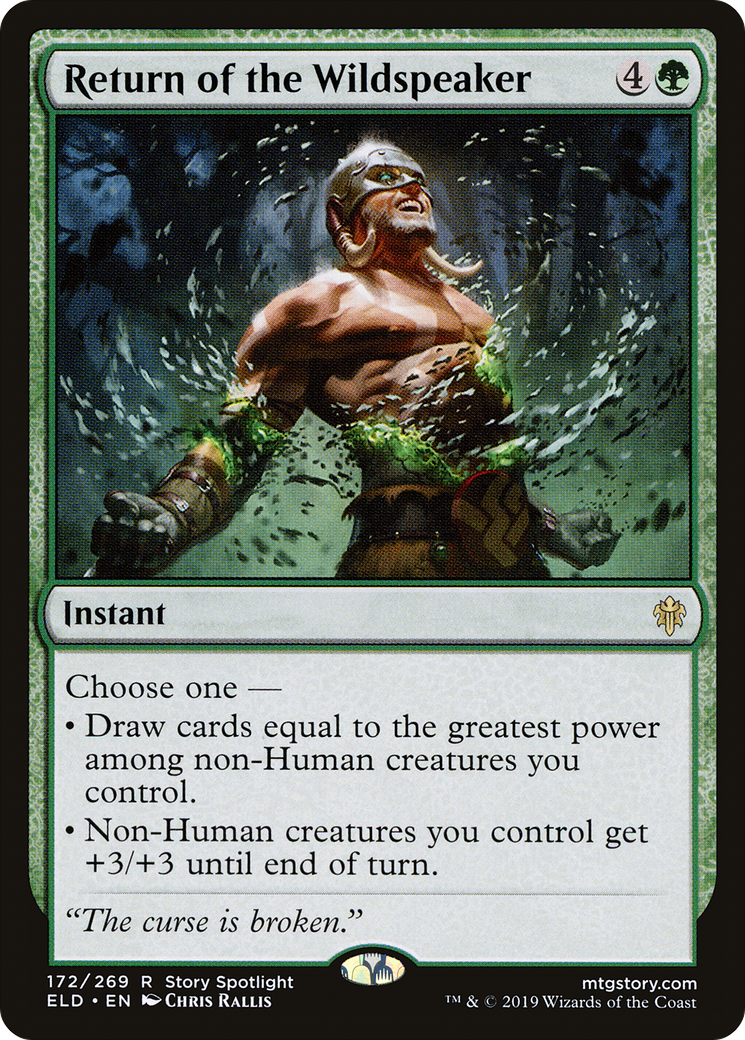 Return of the Wildspeaker (ELD-172) (Foil)