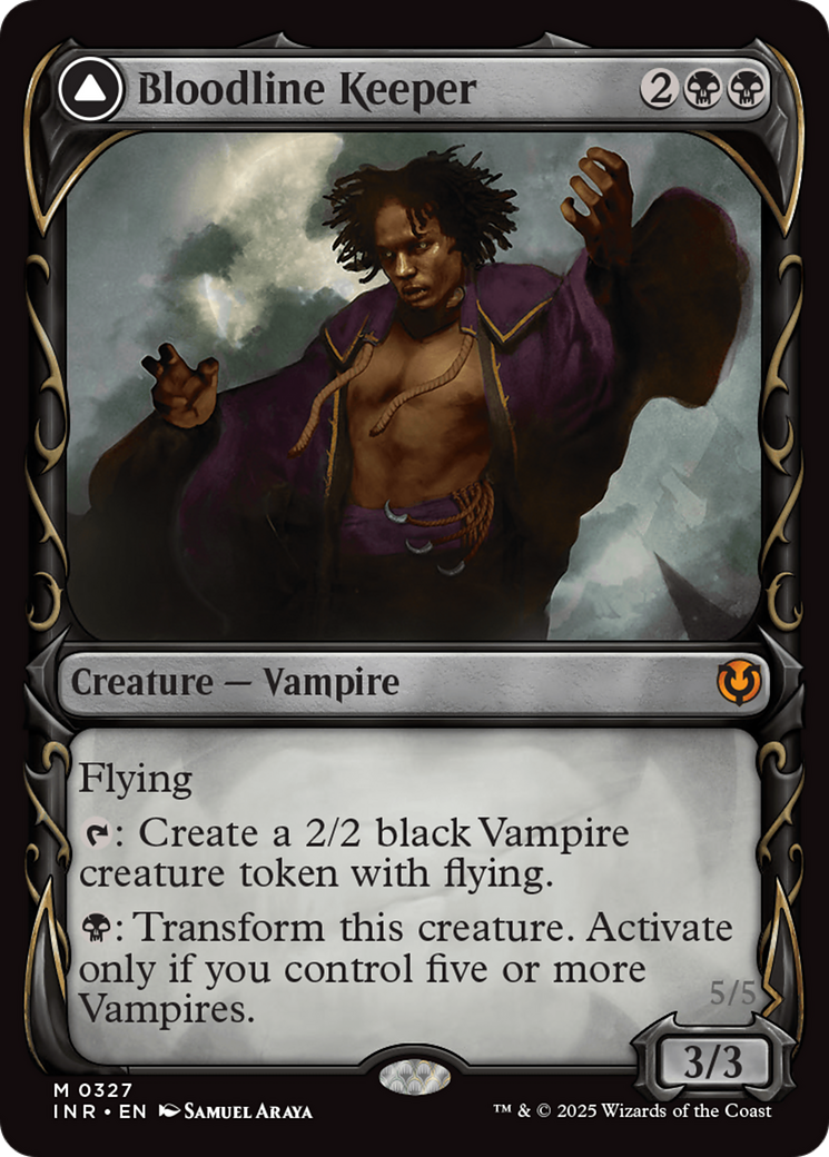 Bloodline Keeper // Lord of Lineage (INR-327) (Showcase) (Foil)