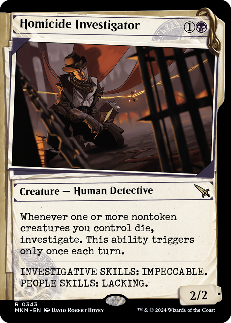 Homicide Investigator (MKM-343) (Showcase)