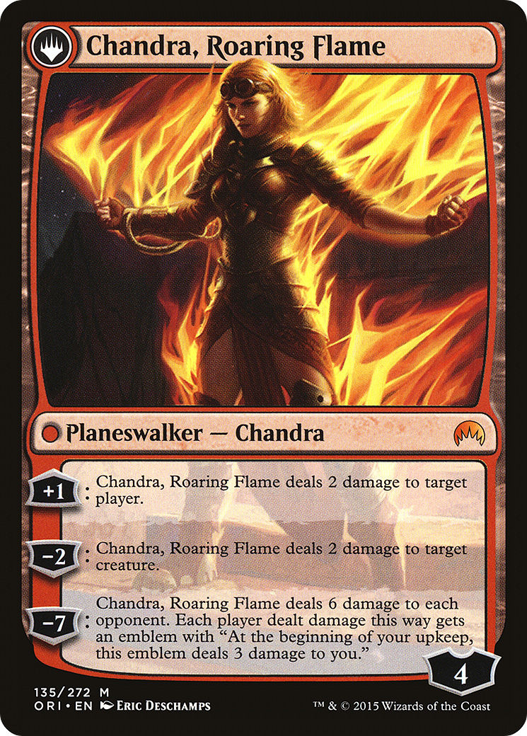 Chandra, Fire of Kaladesh // Chandra, Roaring Flame (LIST-ORI-135)