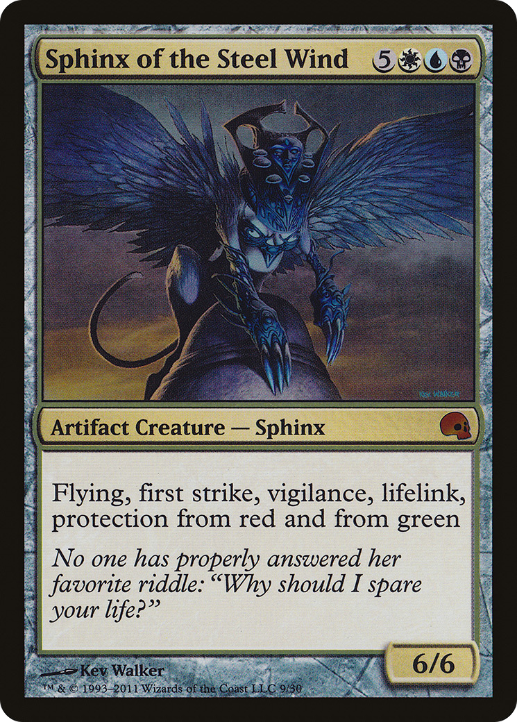Sphinx of the Steel Wind (GRV-009) (Foil)
