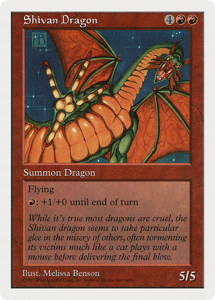 Shivan Dragon (5ED-267†)