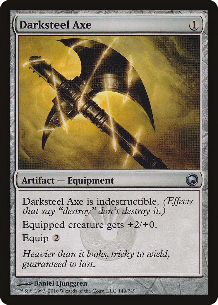 Darksteel Axe (SOM-149) (Foil)
