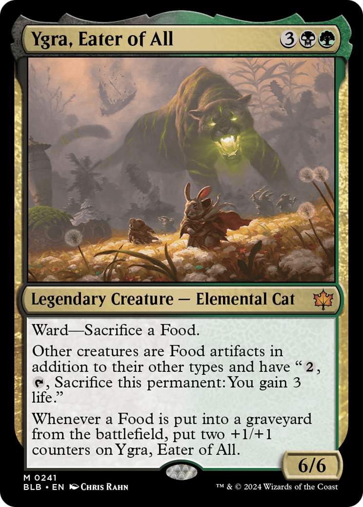 Ygra, Eater of All (BLB-241) (Foil)