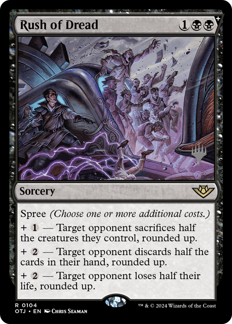 Rush of Dread (PPOTJ-104P) (Foil)