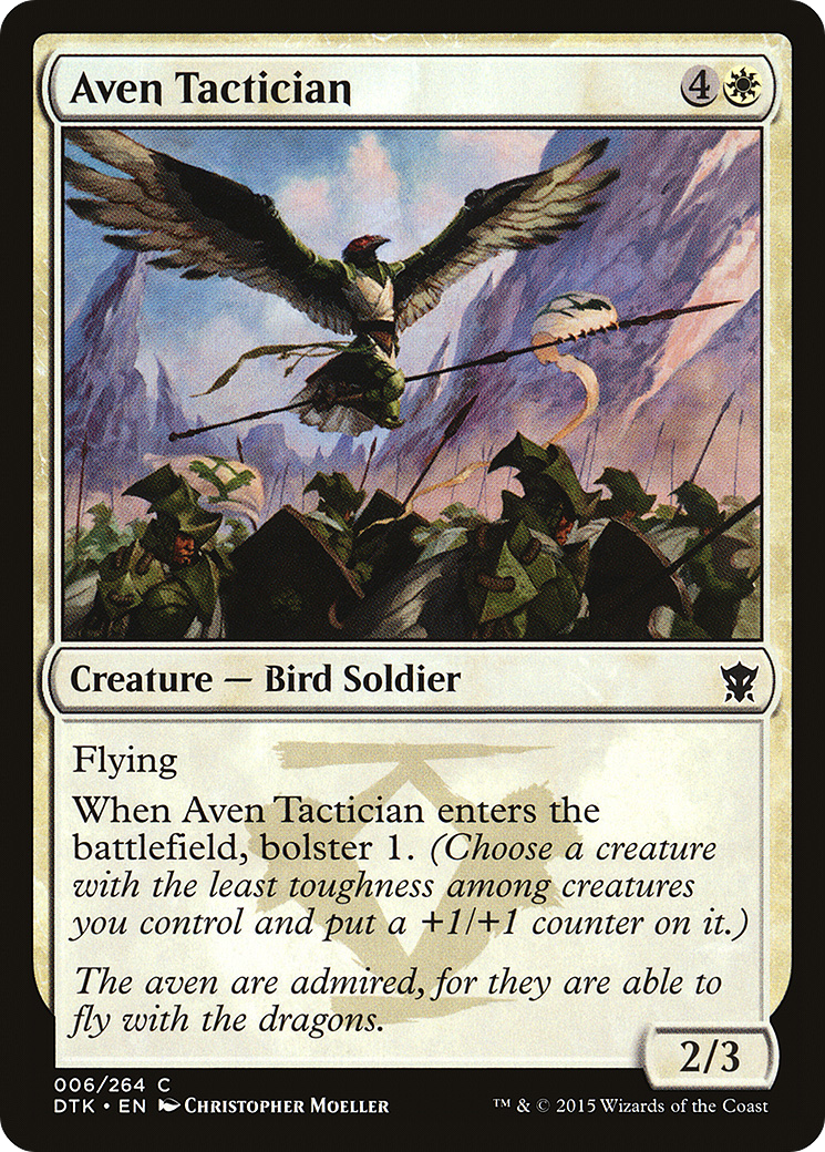 Aven Tactician (DTK-006) (Foil)