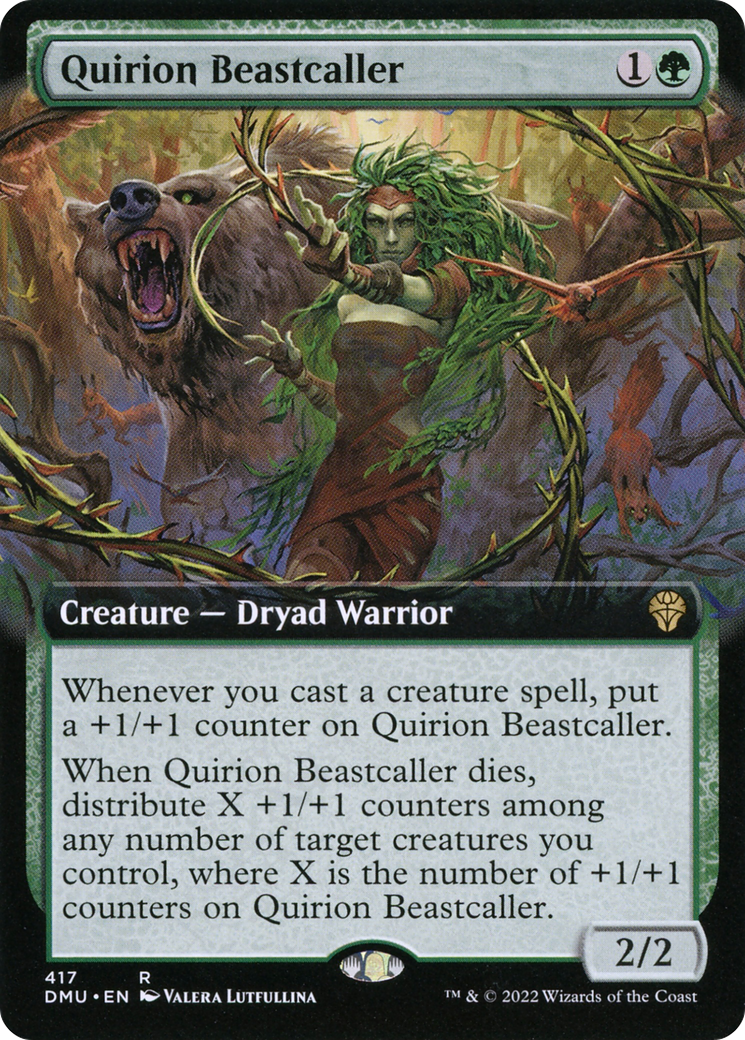Quirion Beastcaller (DMU-417) (Extended Art) (Foil)
