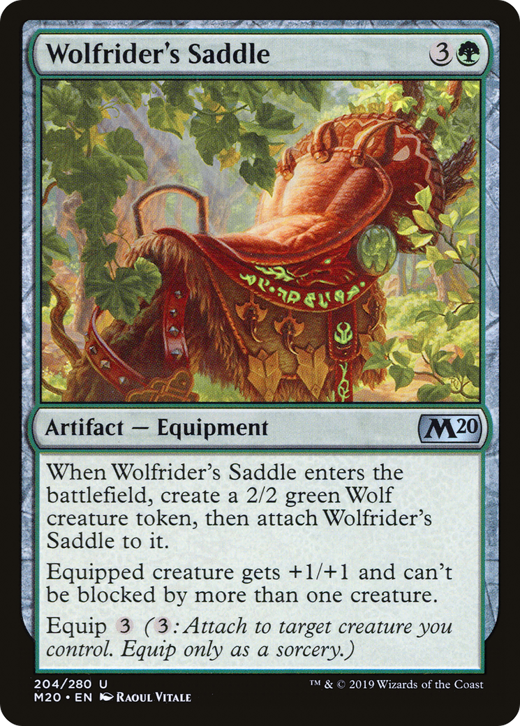 Wolfrider's Saddle (M20-204) (Foil)