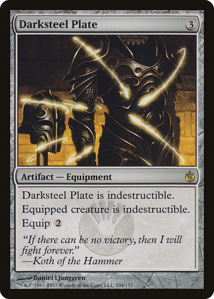 Darksteel Plate (MBS-104) (Foil)