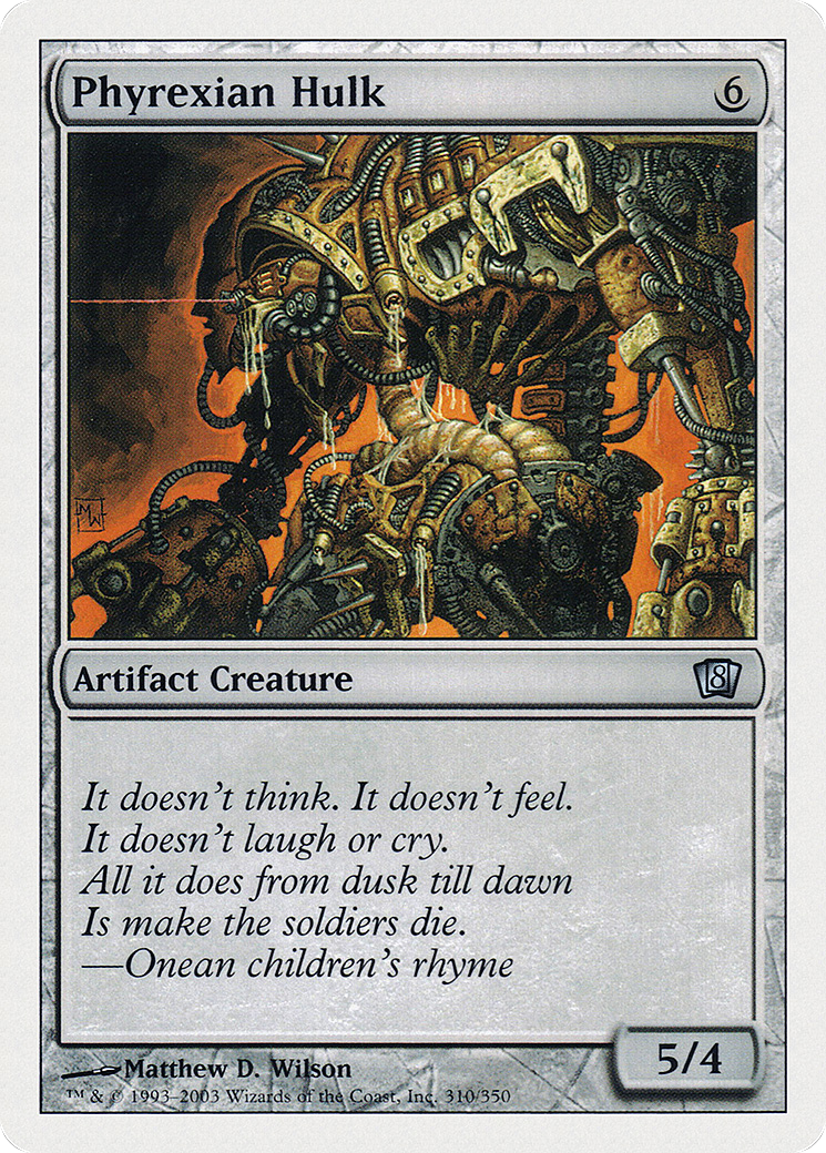 Phyrexian Hulk (8ED-310★) (Foil)