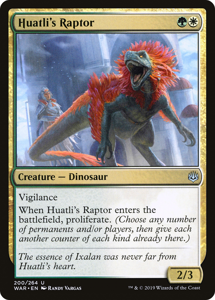 Huatli's Raptor (WAR-200) (Foil)