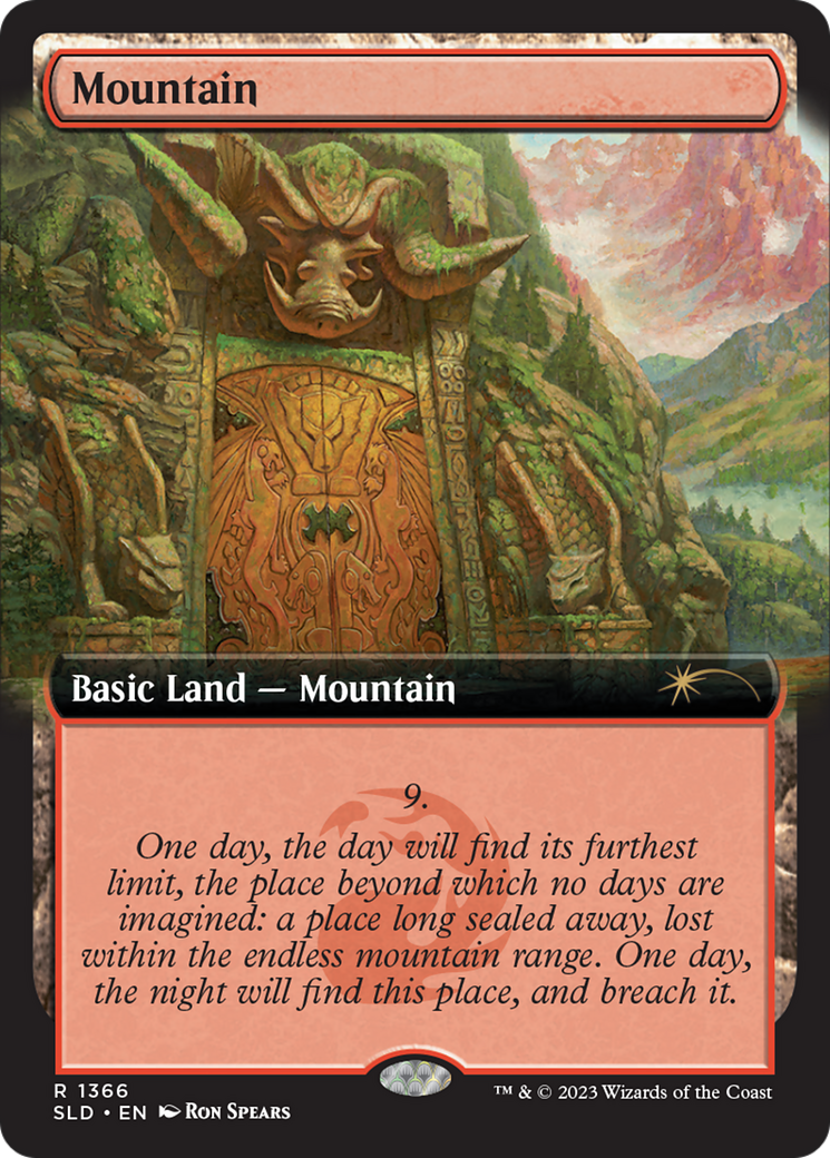 Mountain (SLD-1366) (Extended Art) (Foil)