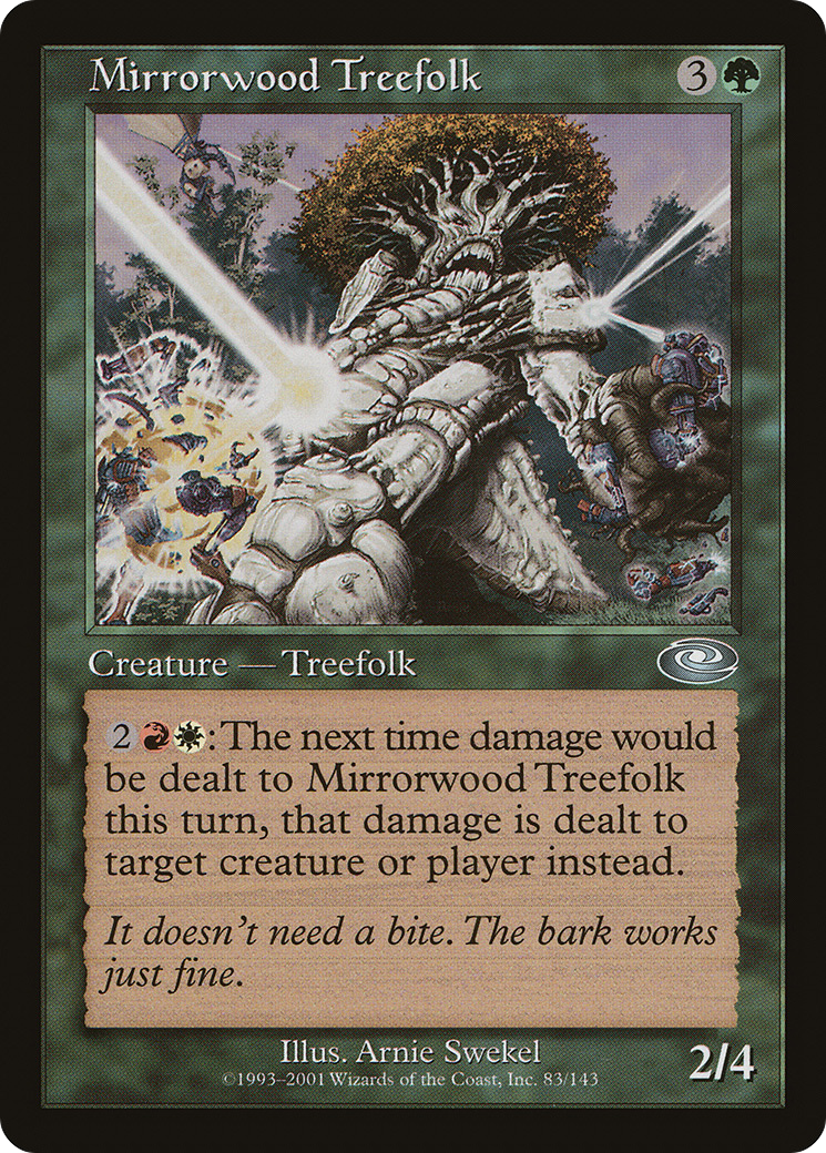 Mirrorwood Treefolk (PLS-083) (Foil)