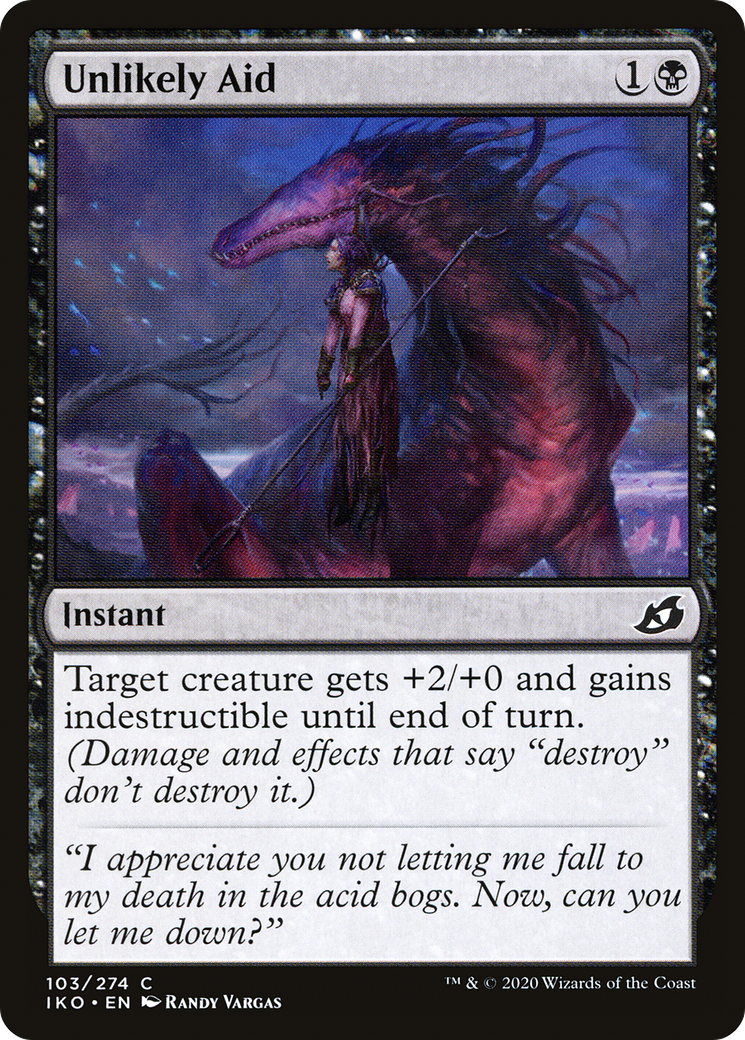 Unlikely Aid (IKO-103) (Foil)