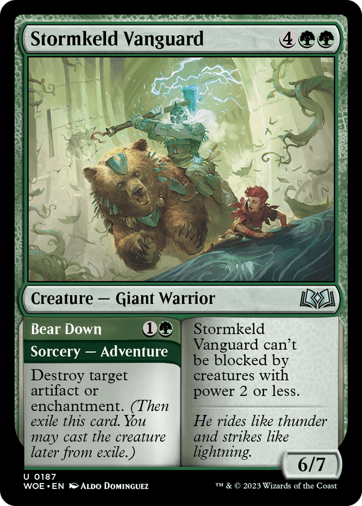 Stormkeld Vanguard // Bear Down (WOE-187)