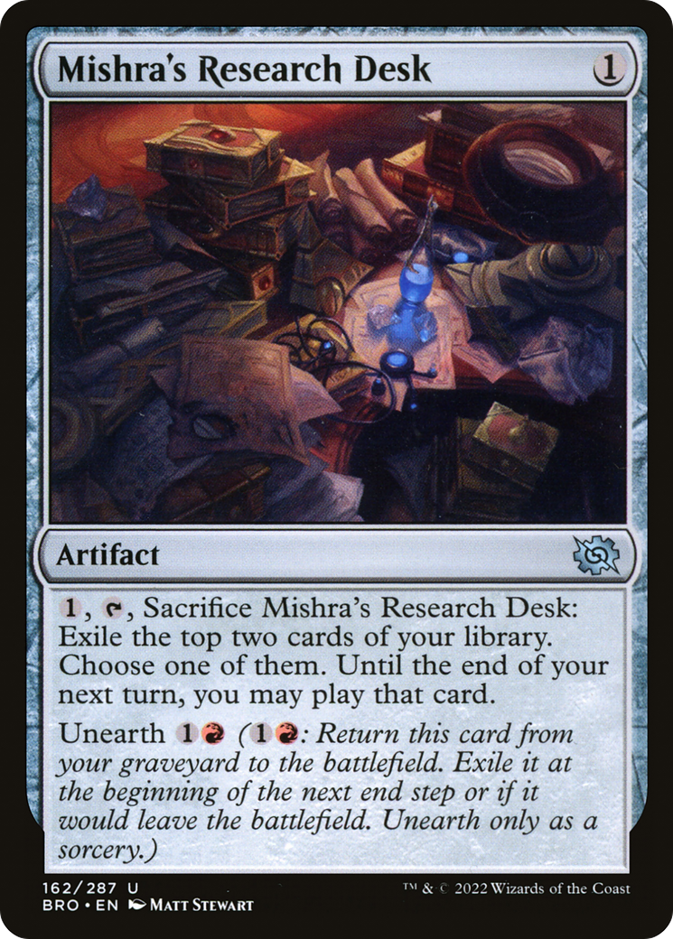 Mishra's Research Desk (BRO-162) (Foil)