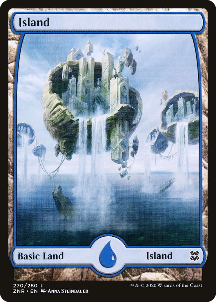 Island (ZNR-270) (Full Art) (Foil)