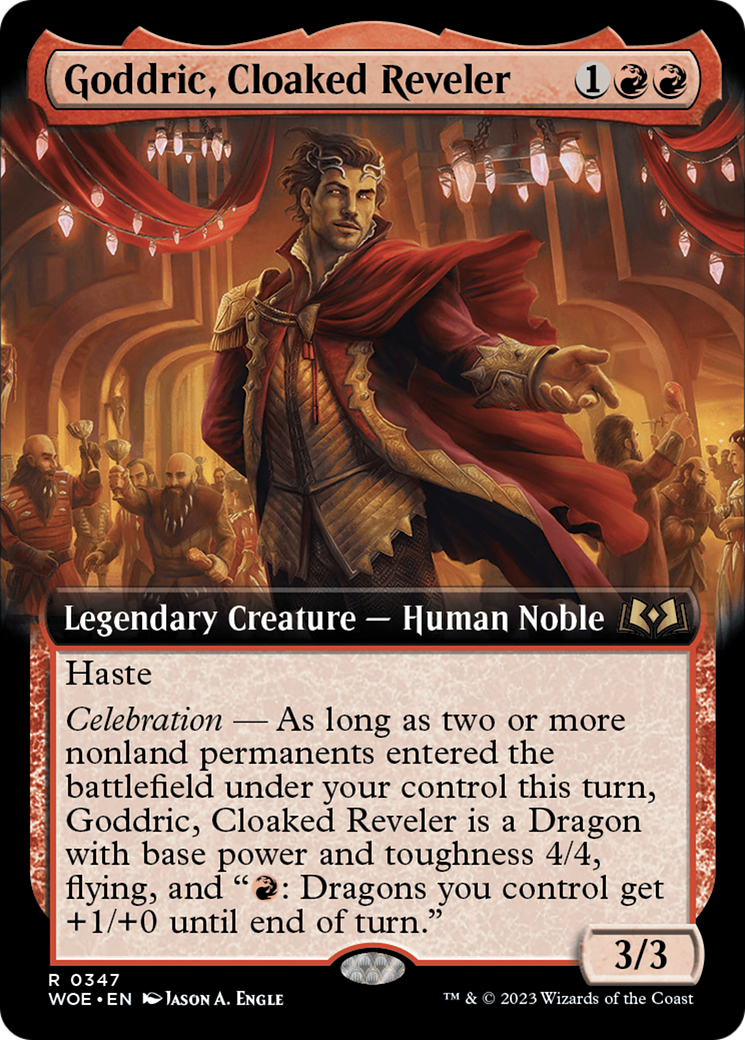 Goddric, Cloaked Reveler (WOE-347) (Extended Art) (Foil)