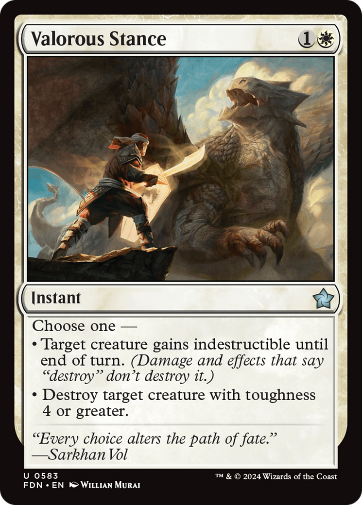 Valorous Stance (FDN-583)