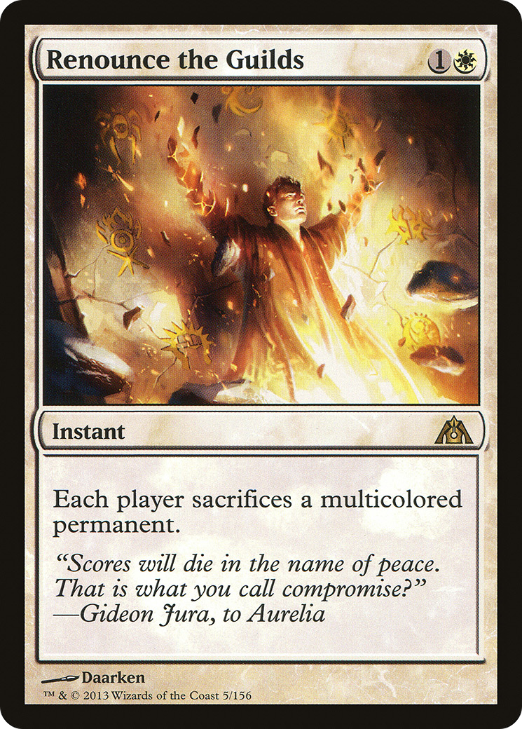 Renounce the Guilds (DGM-005)