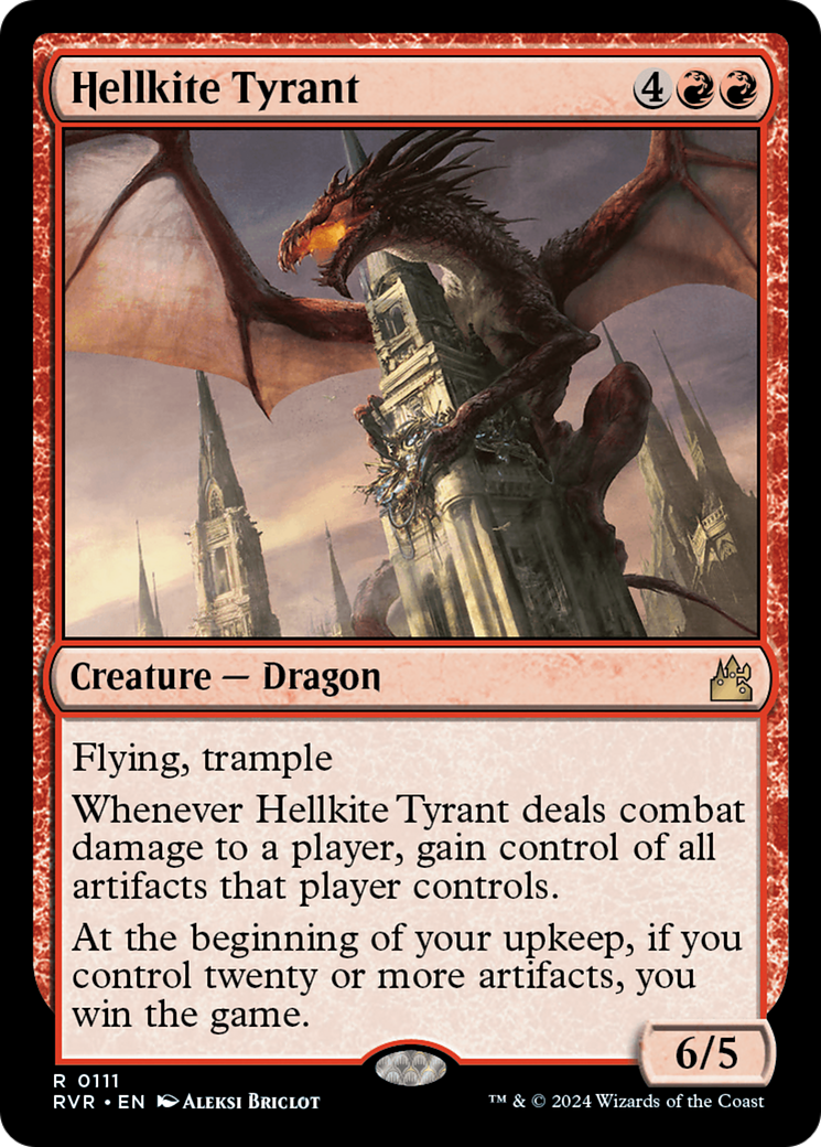 Hellkite Tyrant (RVR-111) (Foil)