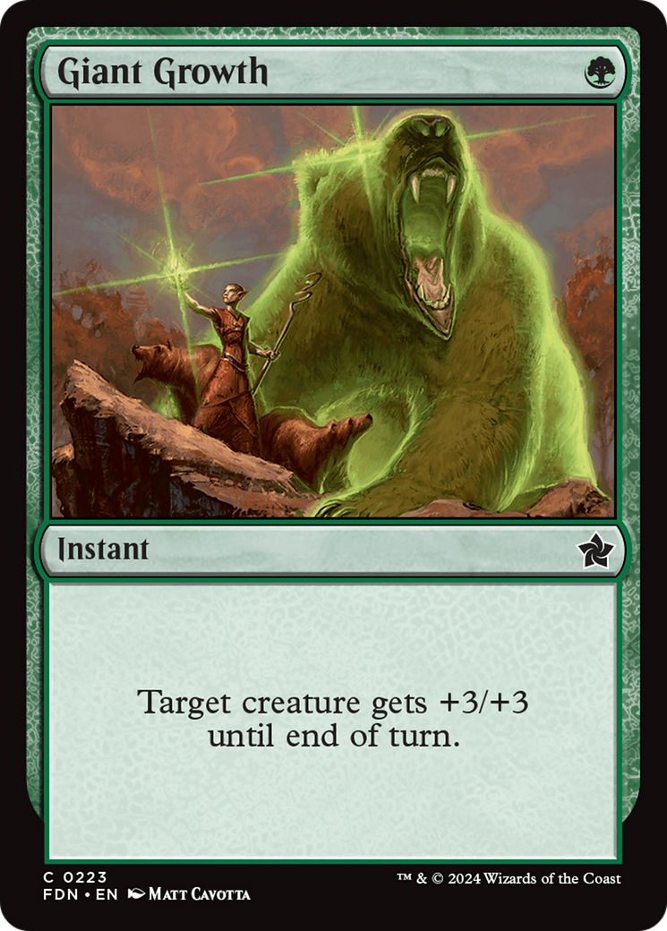 Giant Growth (FDN-223) (Foil)