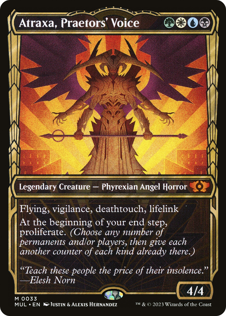 Atraxa, Praetors' Voice (MUL-033) (Showcase)