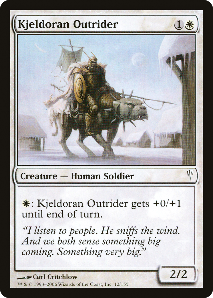 Kjeldoran Outrider (CSP-012) (Foil)