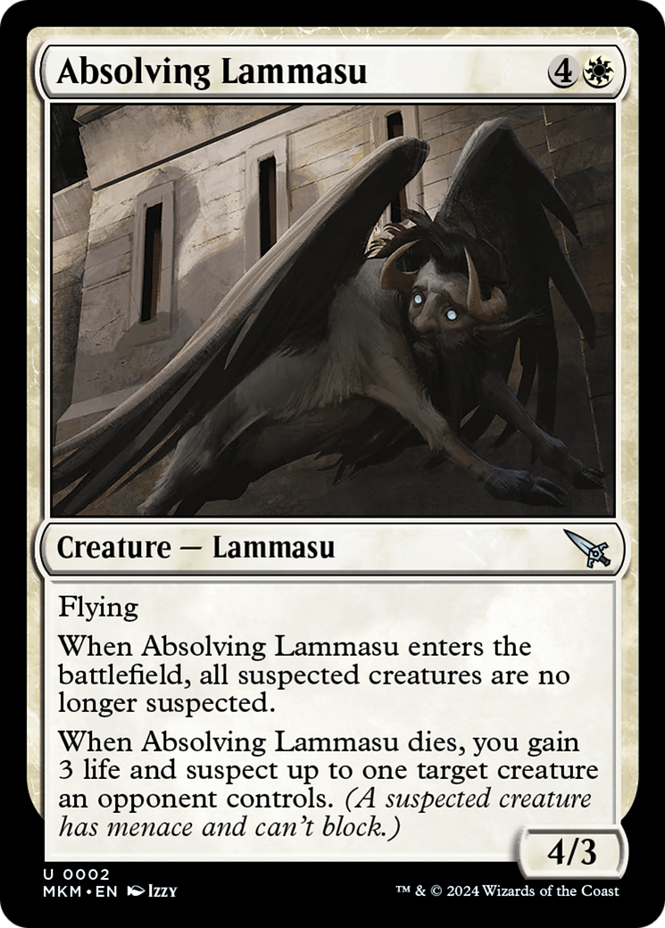 Absolving Lammasu (MKM-002) (Foil)