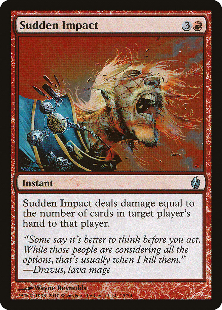 Sudden Impact (PD2-025) (Foil)