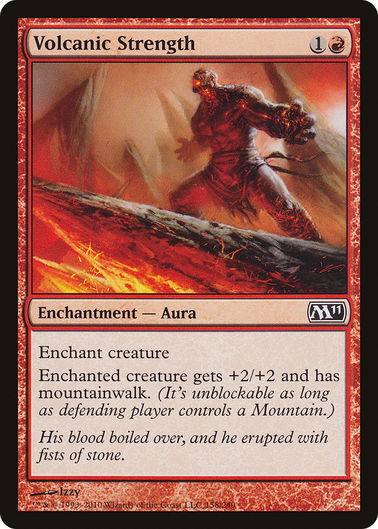 Volcanic Strength (M11-158) (Foil)