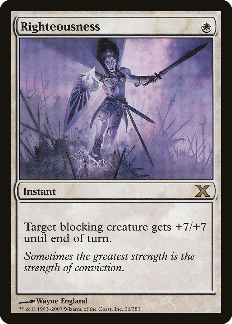 Righteousness (10E-036) (Foil)