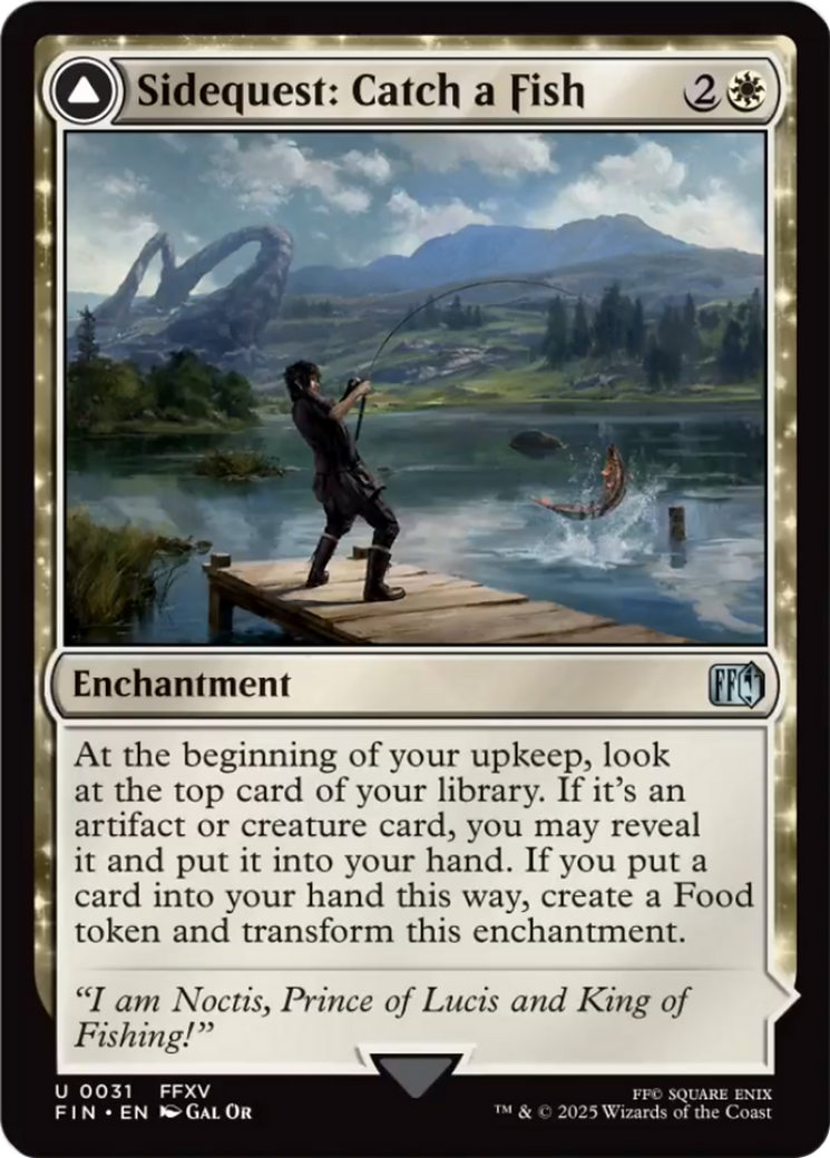 Sidequest: Catch a Fish // Cooking Campsite (FIN-031) (Foil)