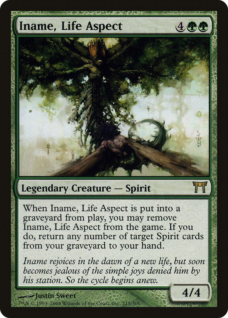 Iname, Life Aspect (CHK-215) (Foil)