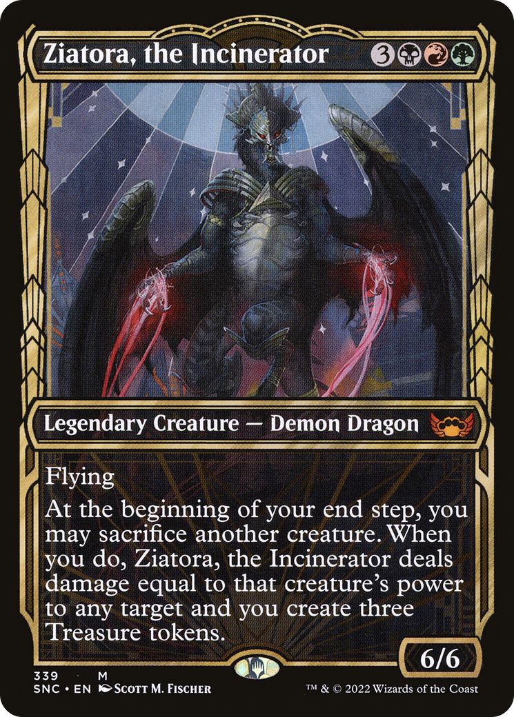 Ziatora, the Incinerator (SNC-339) (Showcase) (Foil)