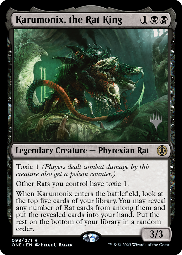 Karumonix, the Rat King (PPONE-98P) (Foil)