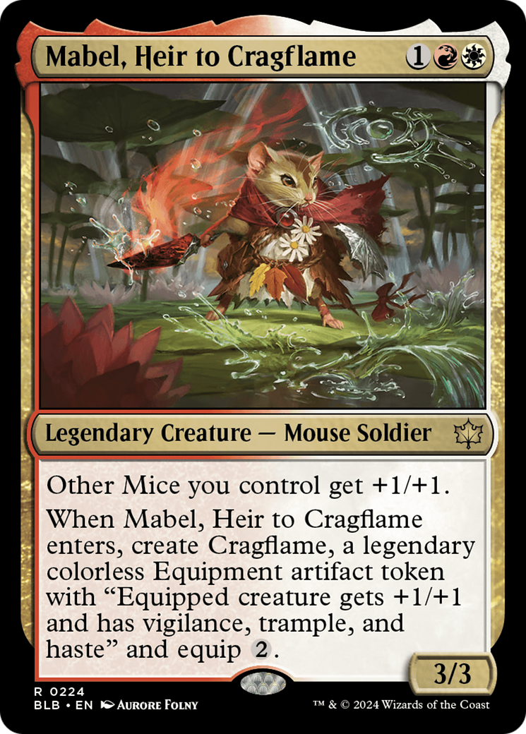 Mabel, Heir to Cragflame (BLB-224) (Foil)