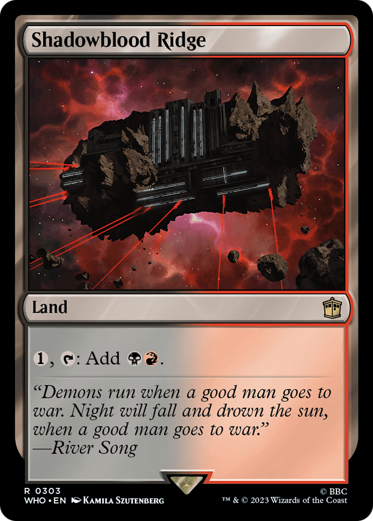 Shadowblood Ridge (WHO-303) (Foil)