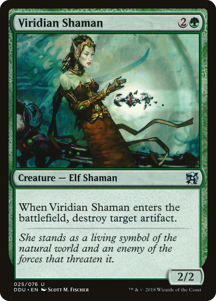 Viridian Shaman (DDU-025)