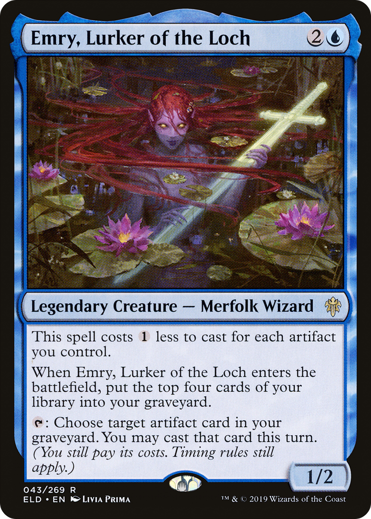 Emry, Lurker of the Loch (ELD-043) (Foil)