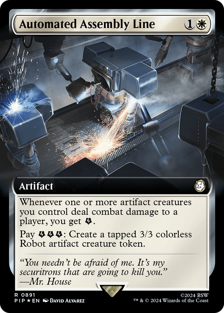 Automated Assembly Line (PIP-891) (Extended Art) (Surge Foil)