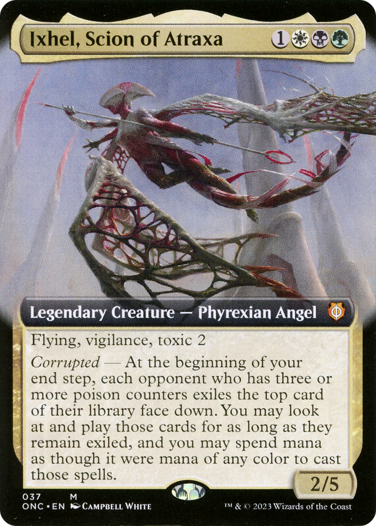 Ixhel, Scion of Atraxa (ONC-037) (Extended Art) (Foil)